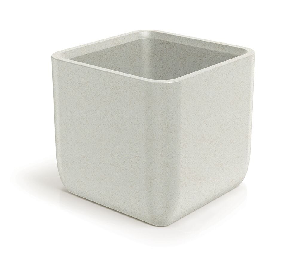 Ethick Květináč MOLTA CASE SQUARE 40 cm, světlý granit