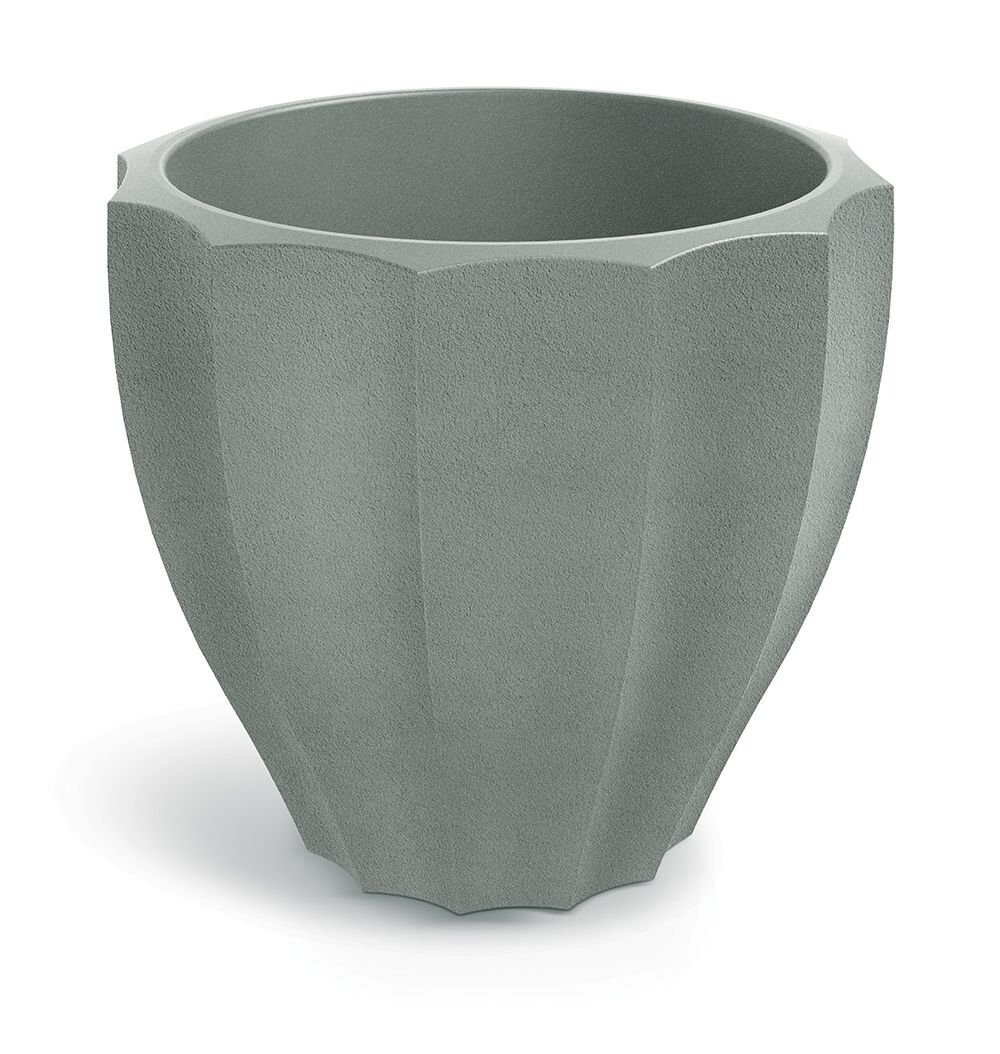 Ethick Květináč RONA ROUNDE 80 cm, betonová šedá