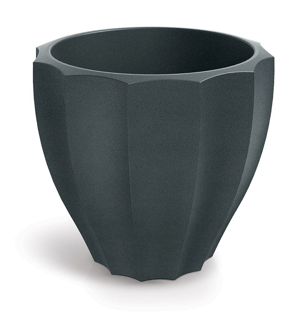 Ethick Květináč RONA ROUNDE 80 cm, grafit