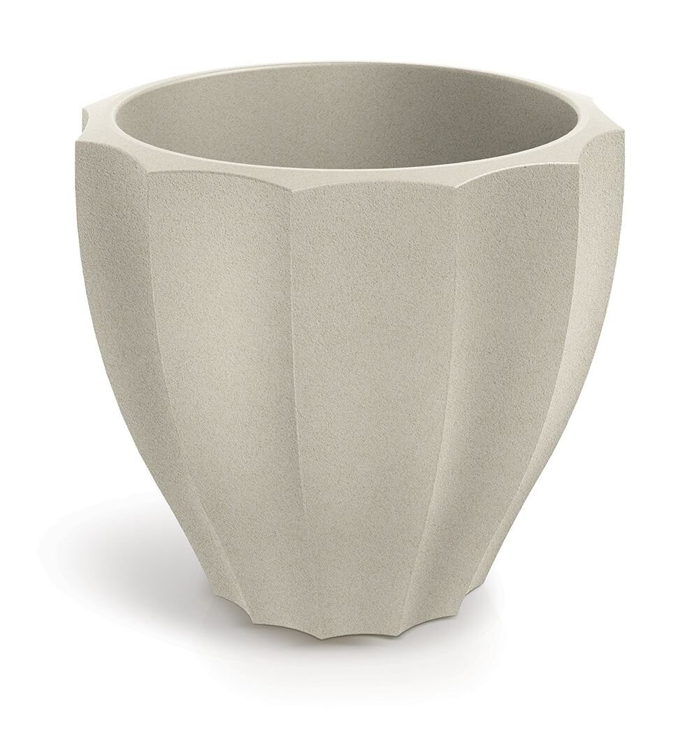 Ethick Květináč RONA ROUNDE 80 cm, písková