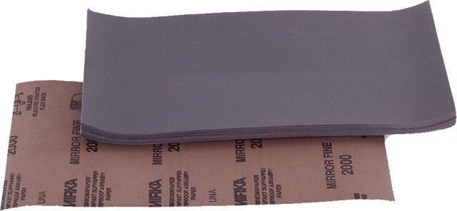 MIRKA Brusné papíry 230 x 280 mm, voděodolné, balení 50 ks, různé hrubosti