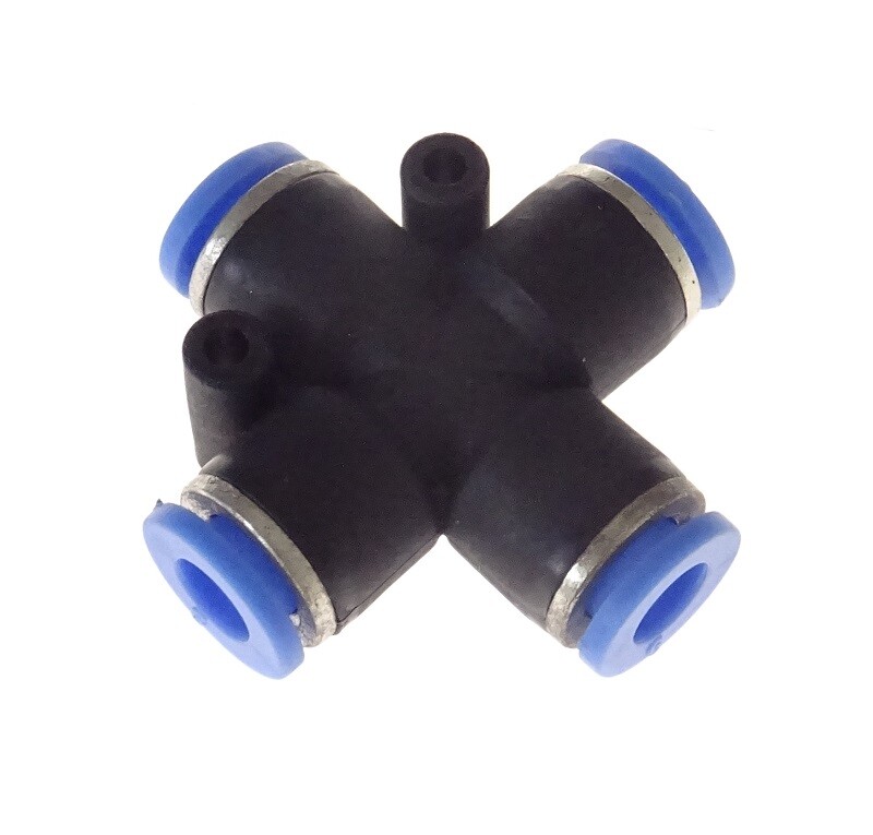 MDtools Rychlospojky hadicové křížové - roztrojky, různé průměry, plast