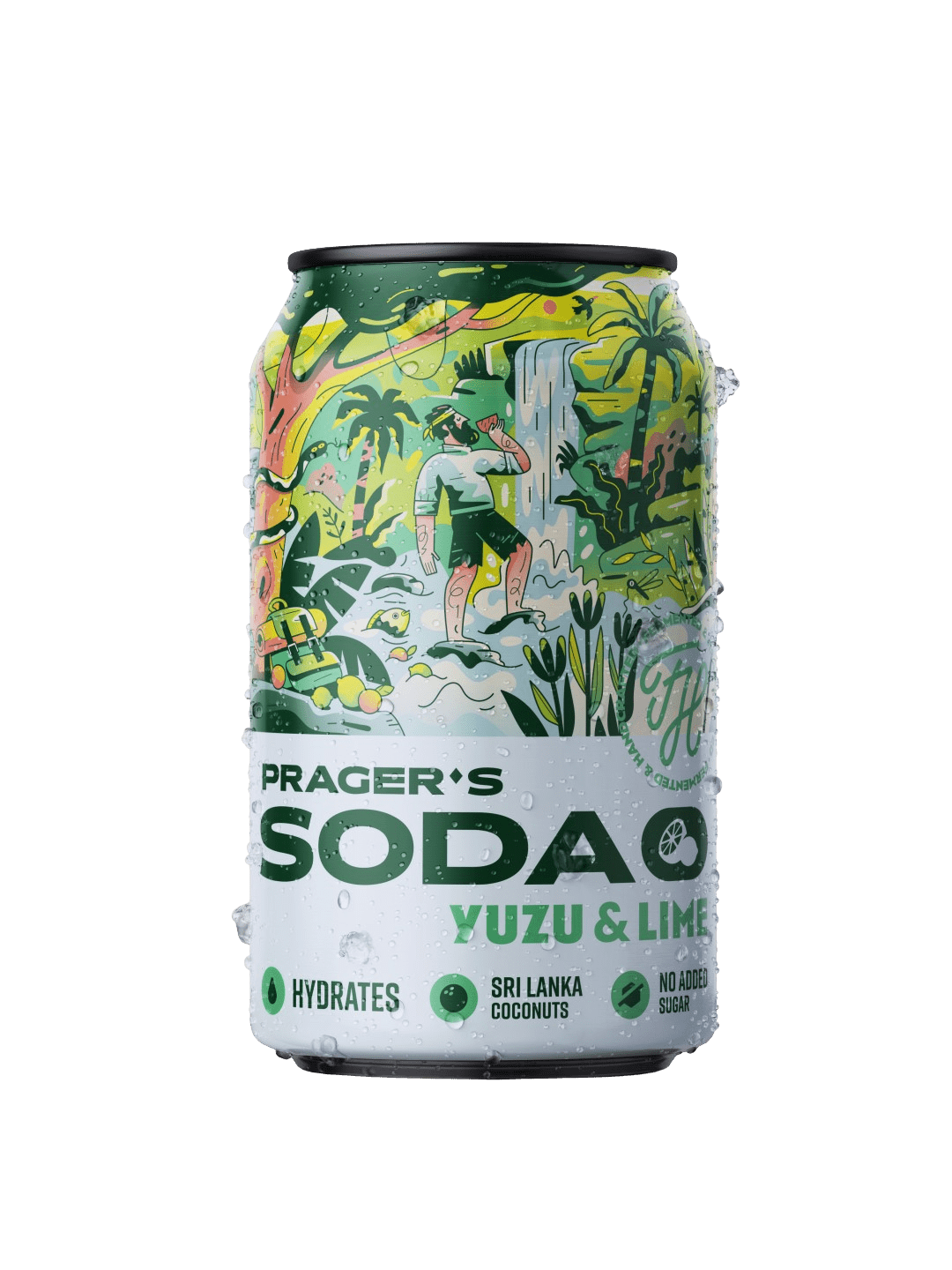 PRAGER'S Soda Yuzu&Lime 330 ml