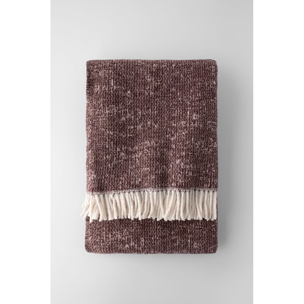 Vínová deka s příměsí bavlny 140x180 cm Stellar – Euromant