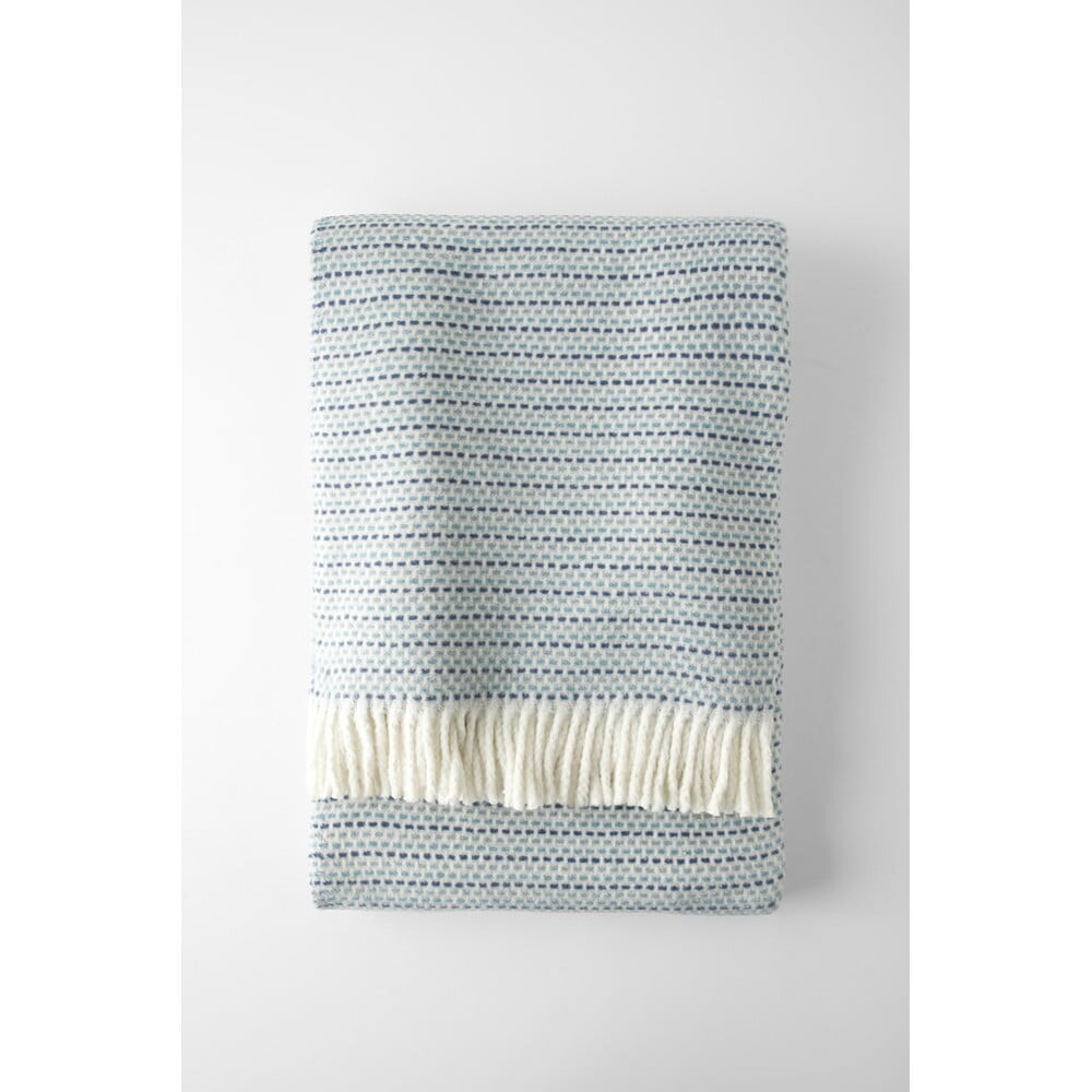 Modrá deka s příměsí bavlny 140x180 cm Multi-Zen – Euromant