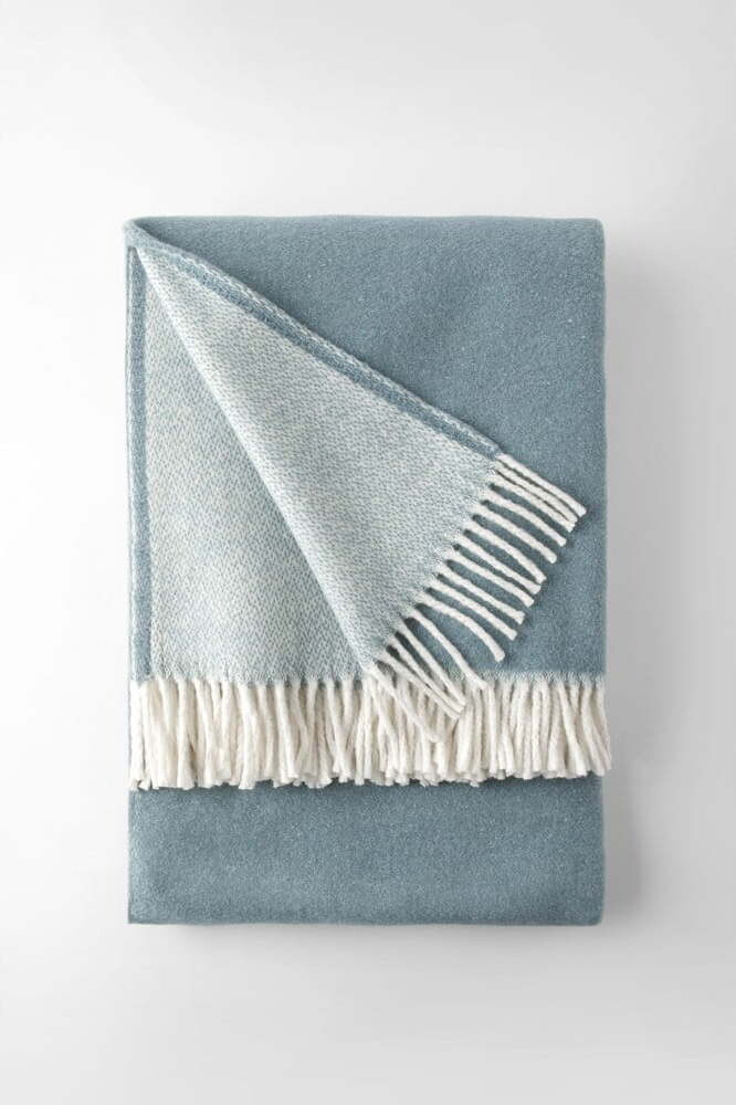 Modrá deka s příměsí bavlny 140x180 cm Kalos – Euromant