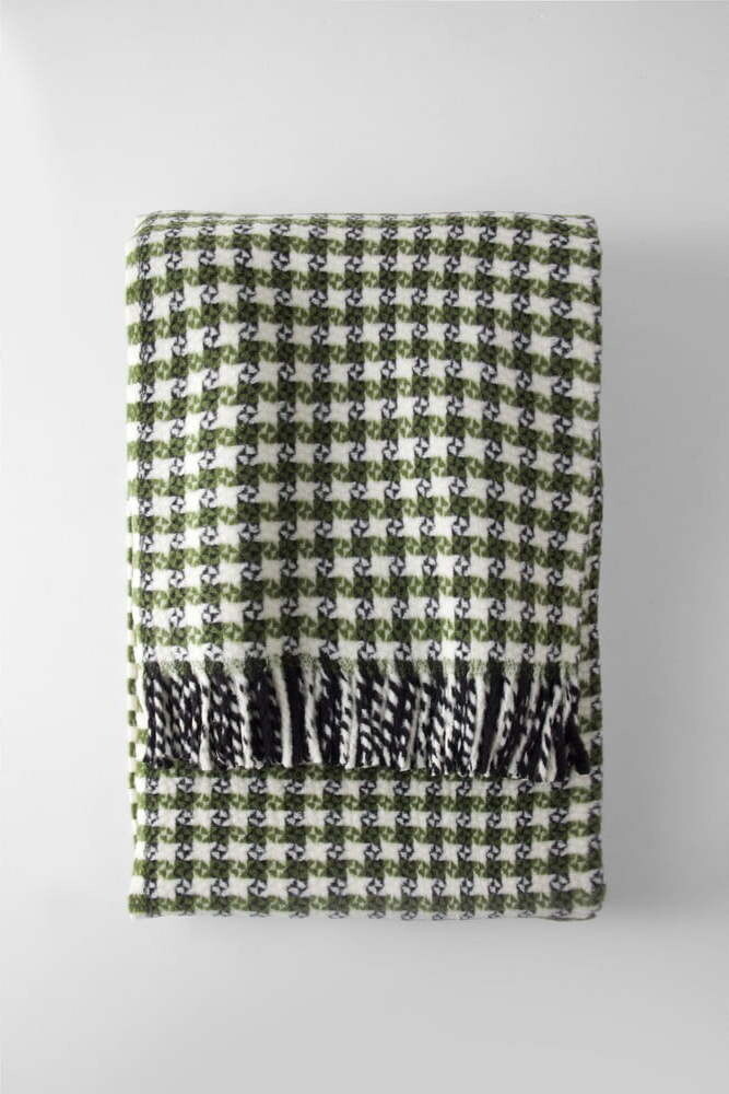 Zelená deka s příměsí bavlny 140x180 cm Emerald – Euromant