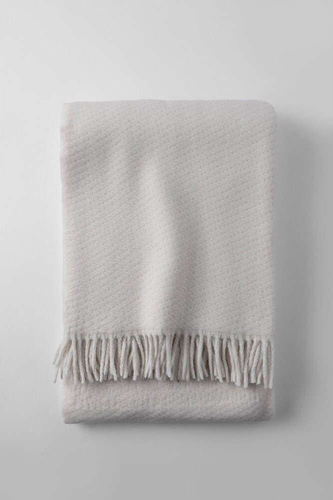 Krémová deka s příměsí bavlny 140x180 cm Ruby – Euromant