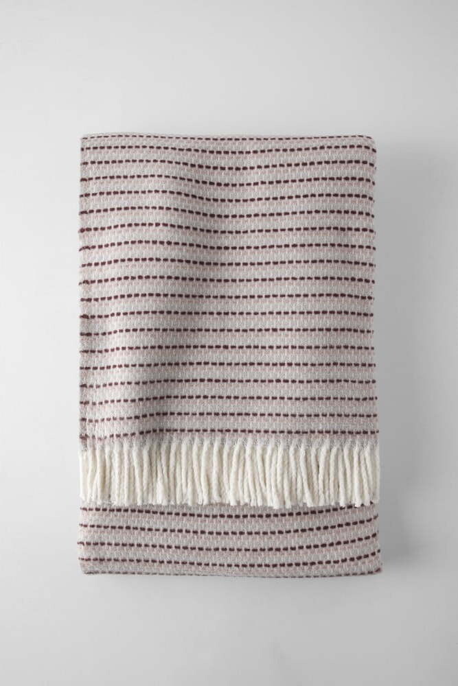 Starorůžová deka s příměsí bavlny 140x180 cm Multi-Zen – Euromant