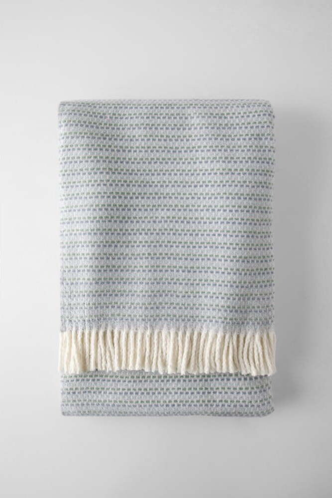 Šedomodrá deka s příměsí bavlny 140x180 cm Multi-Zen – Euromant