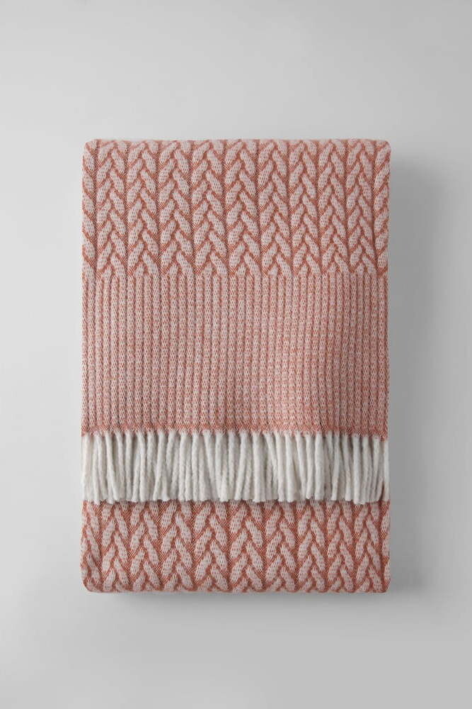 Deka s příměsí bavlny v terakotové barvě 140x180 cm Olympus – Euromant