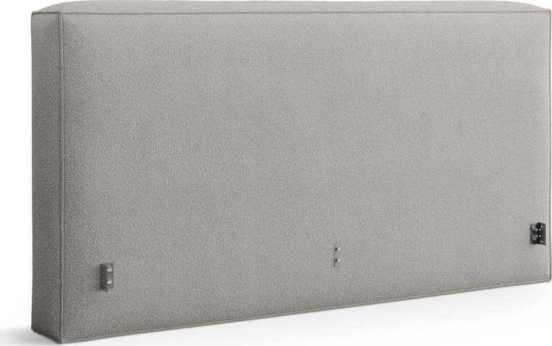 Světle šedé čalouněné čelo postele 189x100 cm Olivia – Micadoni