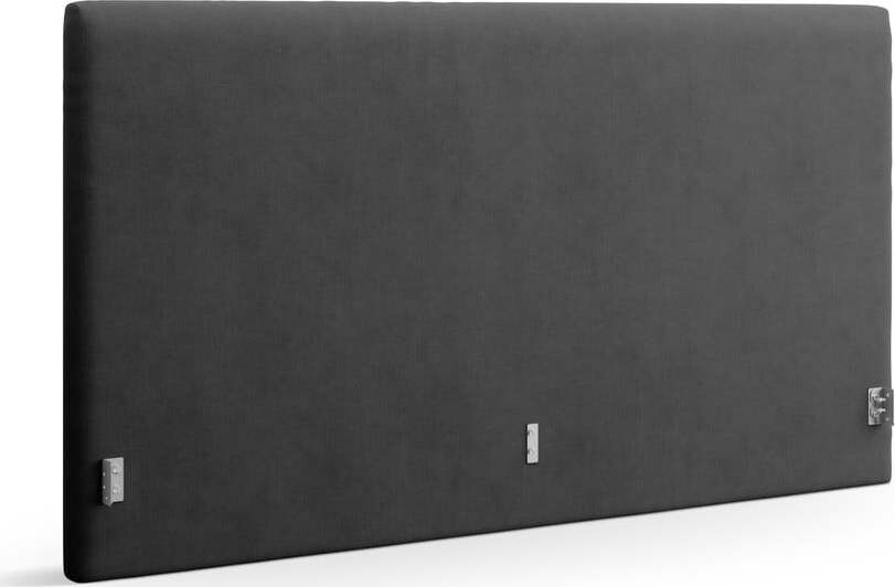 Antracitové čalouněné čelo postele 150,5x100 cm Remo – Micadoni