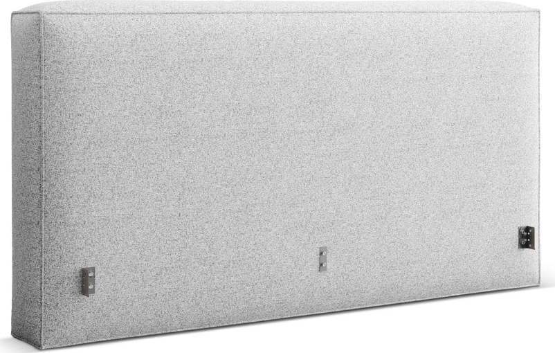 Světle šedé čalouněné čelo postele 209x100 cm Olivia – Micadoni