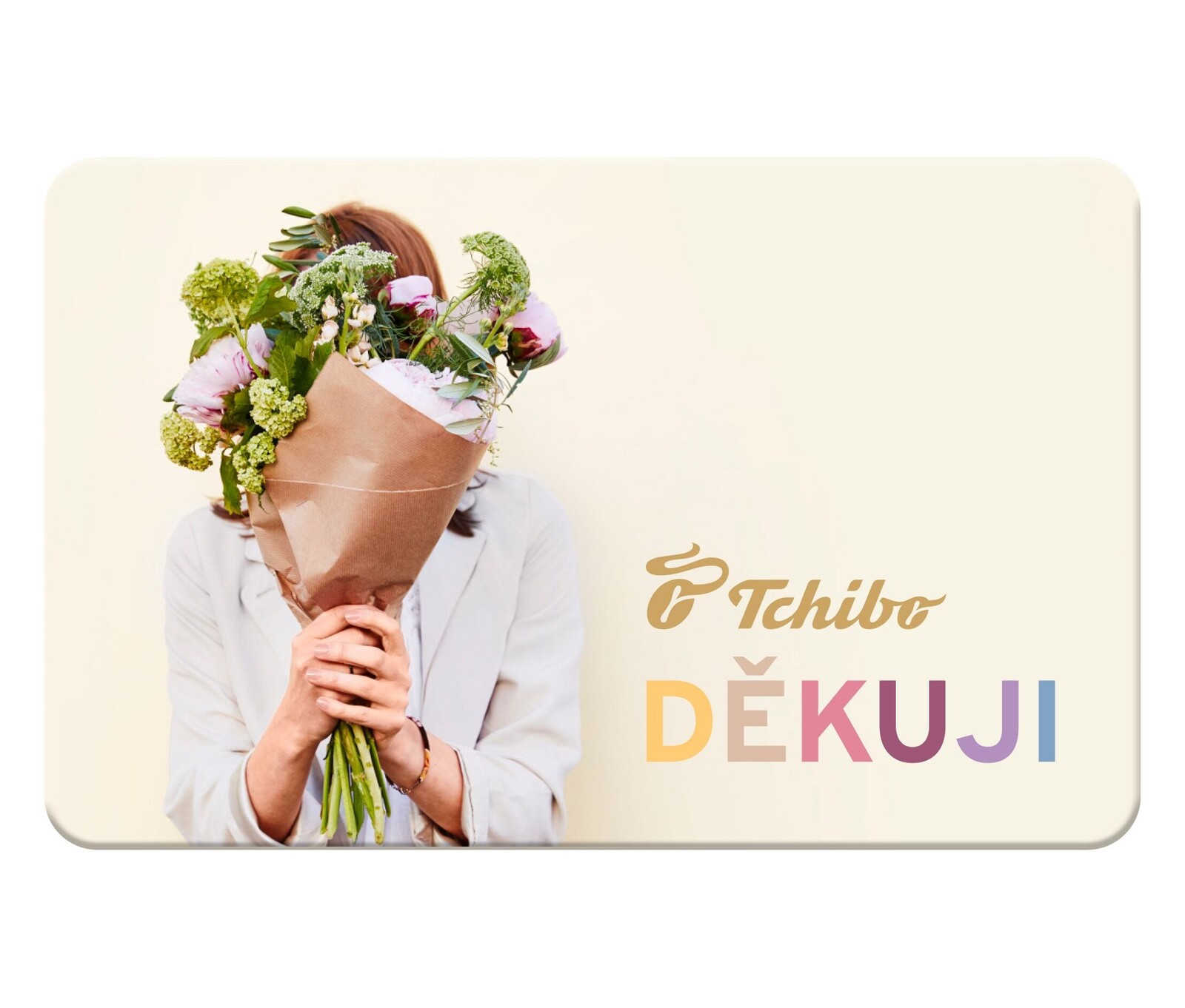 Tchibo - Elektronická dárková karta »Děkuji«