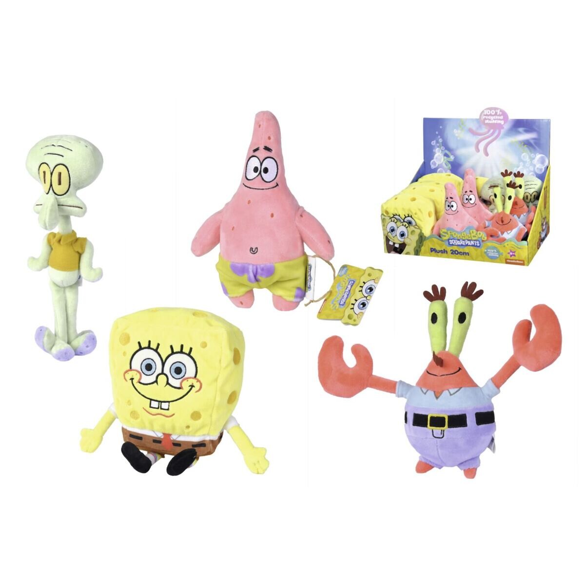 Simba SPB SpongeBob plyš 20 cm, 4 druhy