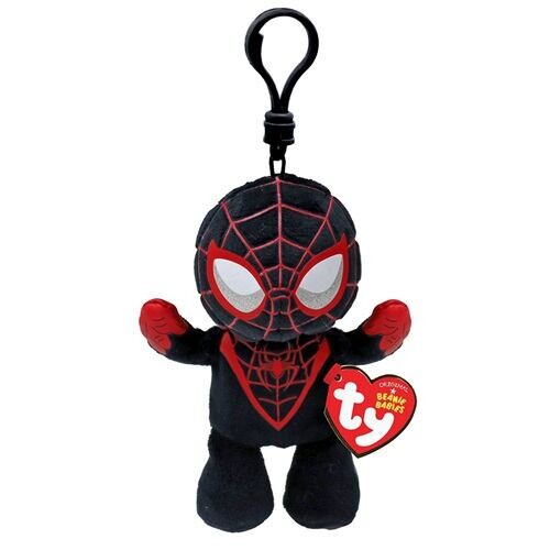 TY Beanie Babies Marvel MILES MORALES, Clip 8,5 cm
