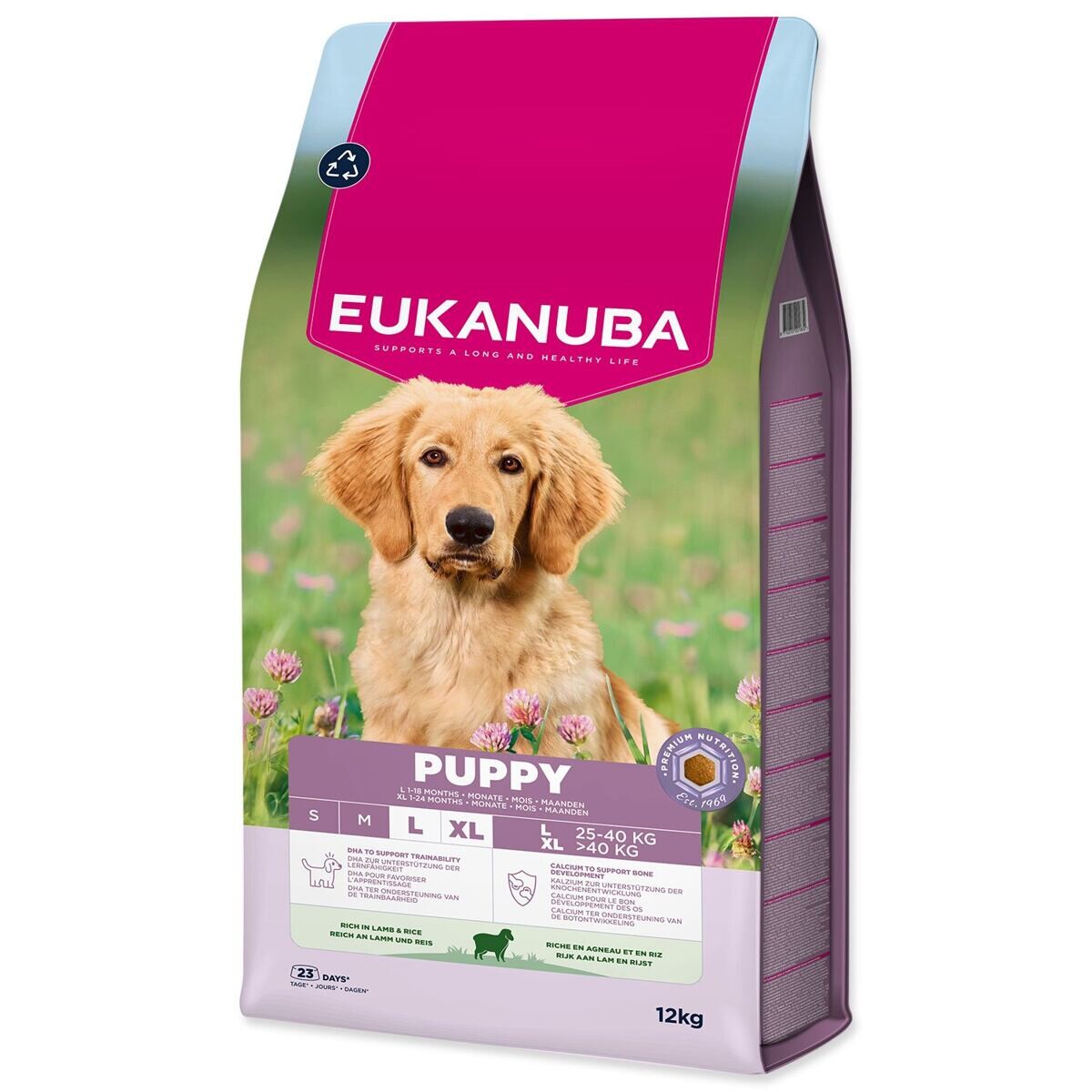 Krmivo EUKANUBA Puppy Large rich in lamb 12 kg
