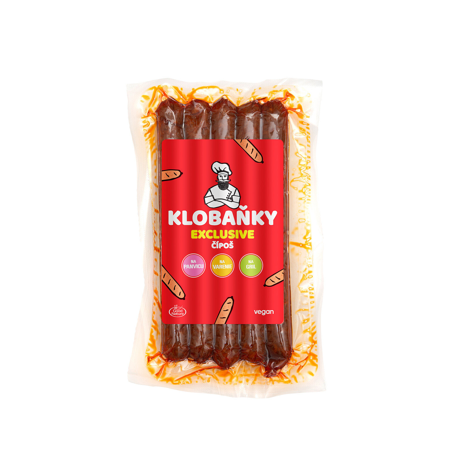 Klobaňky Exclusive Pálivé - vegan