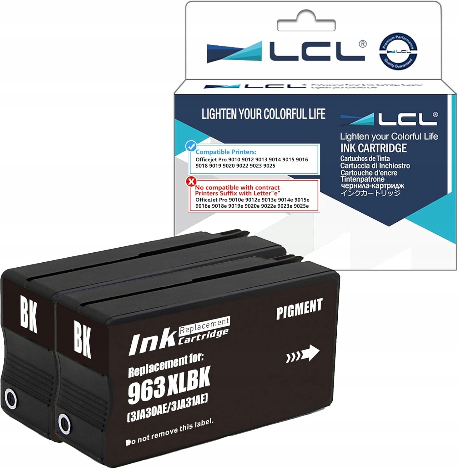 Náhradní inkoust Hp 963XL 3JA30AE LCL 2x černý pro Officejet Pro 9010+