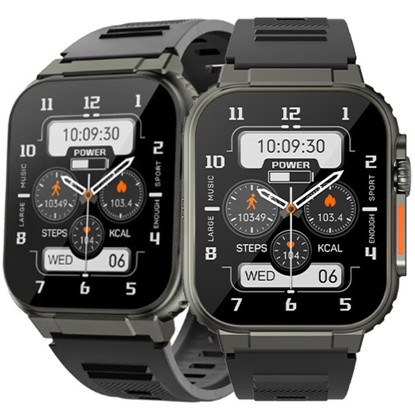 Chytré Hodinky Watch Hodinky Černé Amoled Menu Pl Smart Sportovní Pro Dámské Gt