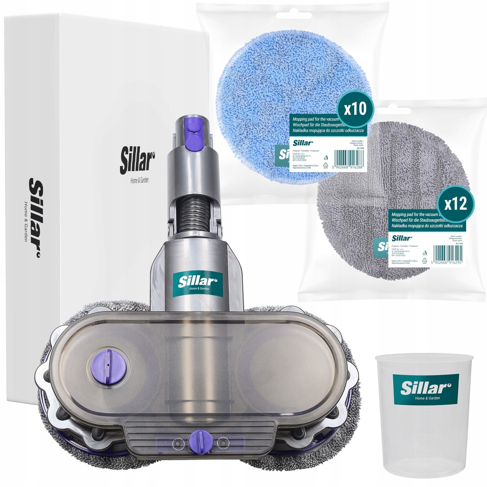 Mopovací kartáč 22 ks mikrovláknové utěrky pro Dyson V7 V8 V10 V11 V15