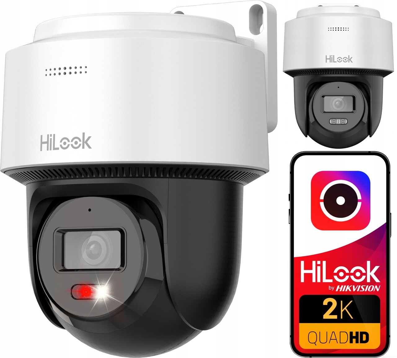 Otočná kamera PoE 4MPX Hikvision PTZ-N2C400M-DE HiLook Series Audio