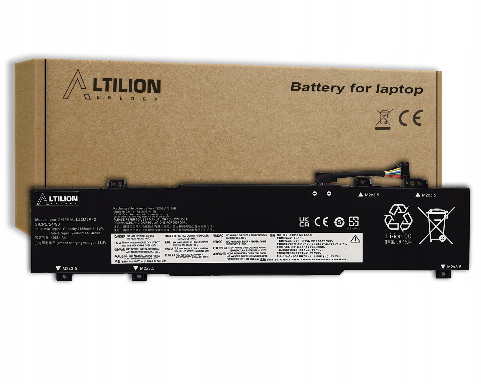 Baterie L22M3PF2 pro Lenovo IdeaPad Slim 3-14 3-15 3-16 Slim 5 Light-14