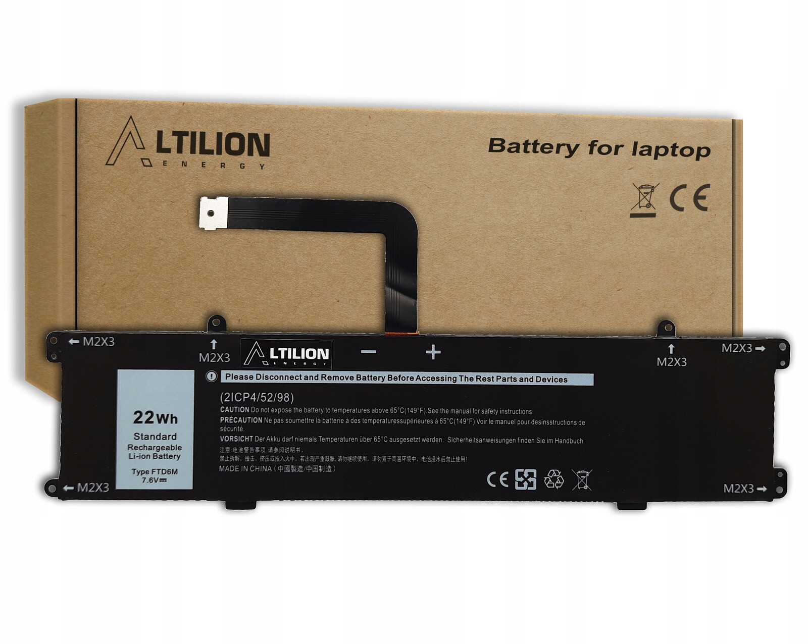 Baterie FTD6M pro Dell Latitude 7285 2 v 1