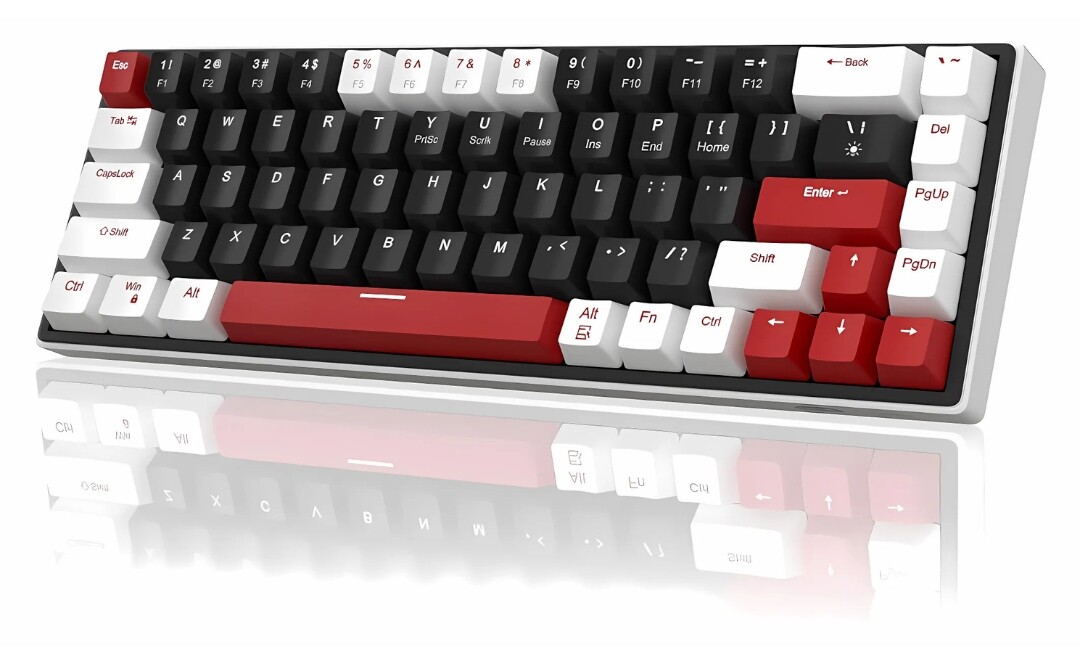Mechanická klávesnice Malé Led podsvícení Kompaktní kabelové Usb-c