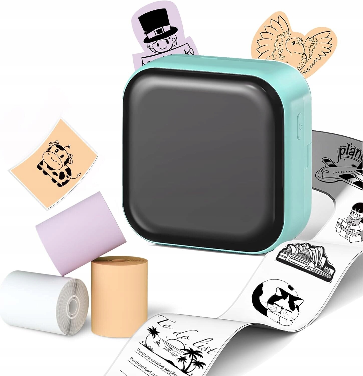 Phomemo M02X mini termální tiskárna pro fotografování poznámek a štítků, kapesní