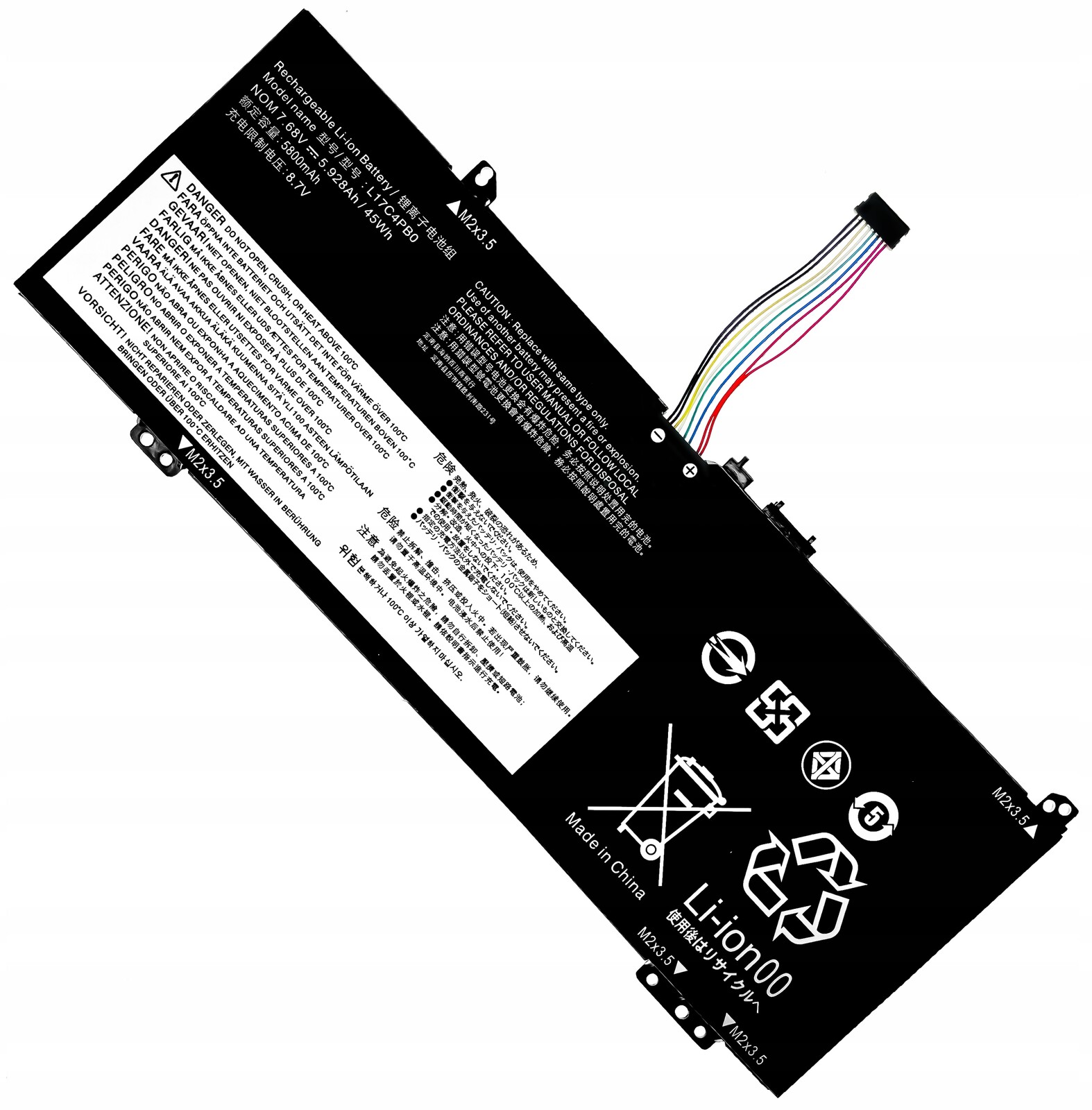 Nová baterie L17C4PB0 pro Lenovo IdeaPad 530S-14ARR, IdeaPad 530S-14IKB