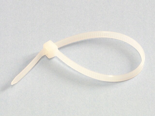 Hadicová spona 540x7.8 mm bílá (100ks) Radpol