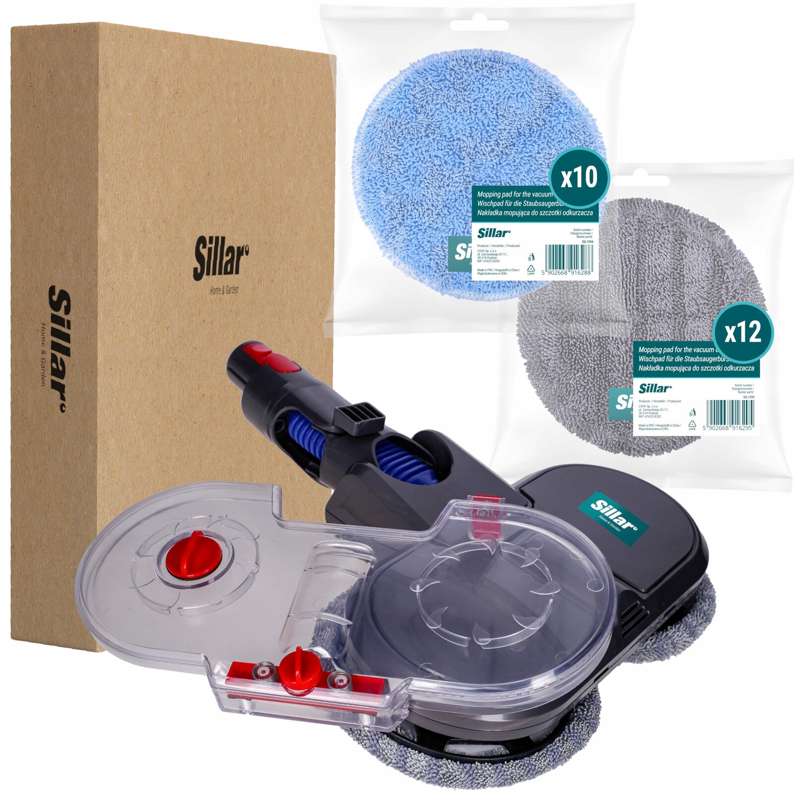 Kartáč mop +22 x mopovací utěrky pro vysavač Dyson V7 V8 V10 V11 V15