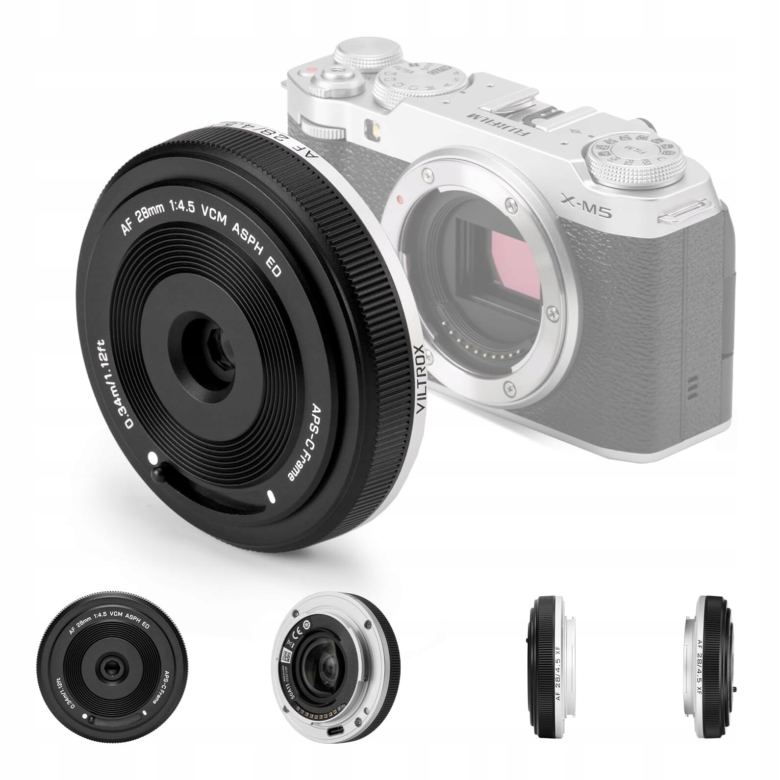 Viltrox 28mm F4.5 Ultratenký objektiv typu „pancake“ s bajonetem X a automatickým ostřením Aps-c pro Fuji