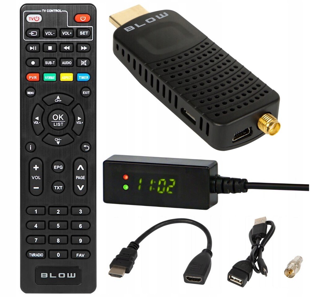 Digitální Tv Tuner Hd DVB-T2 Hdmi H.265 Hevc
