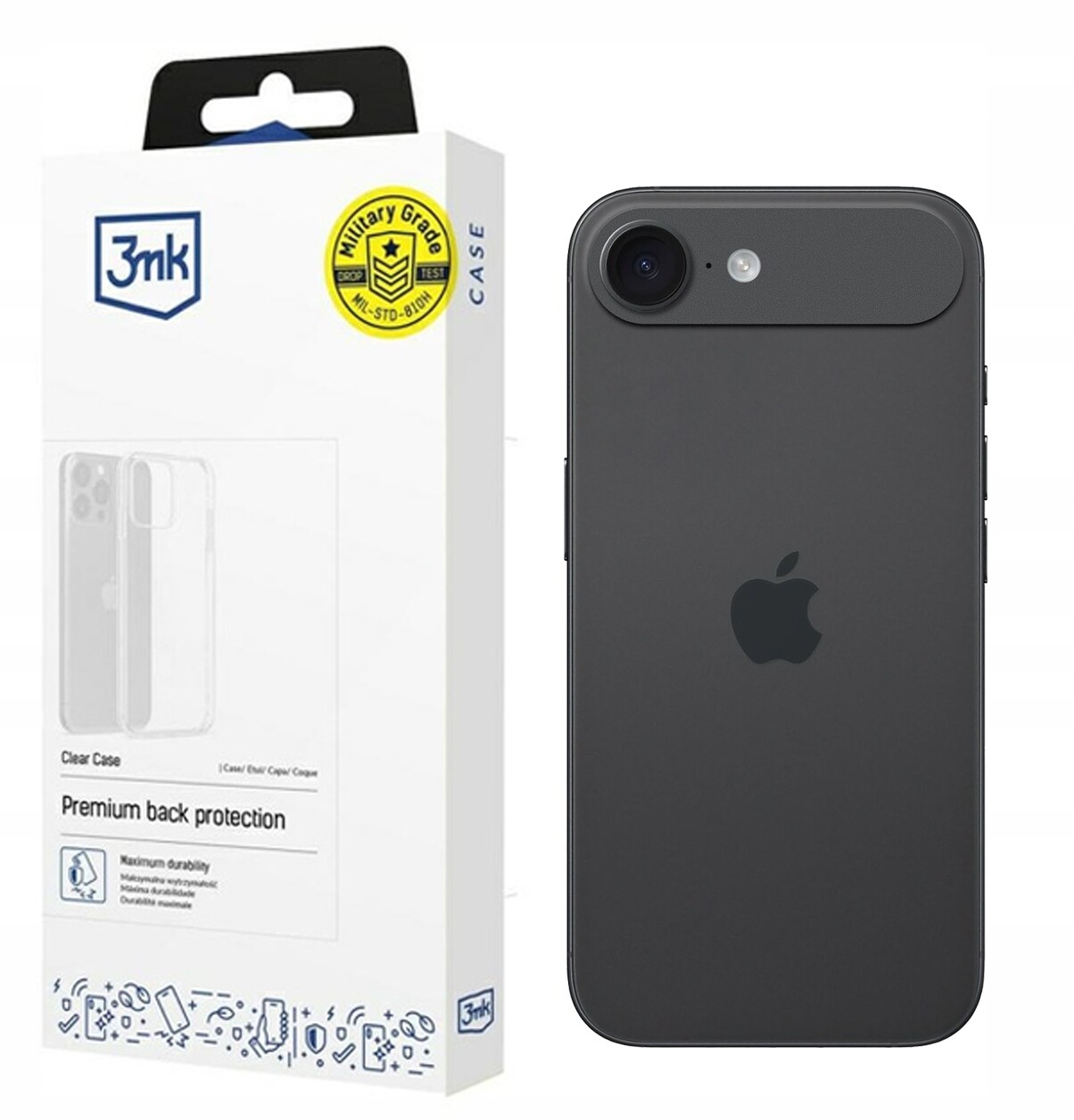 Clear Case Pouzdro bezbarvé 3MK pro Apple iPhone 17 Air