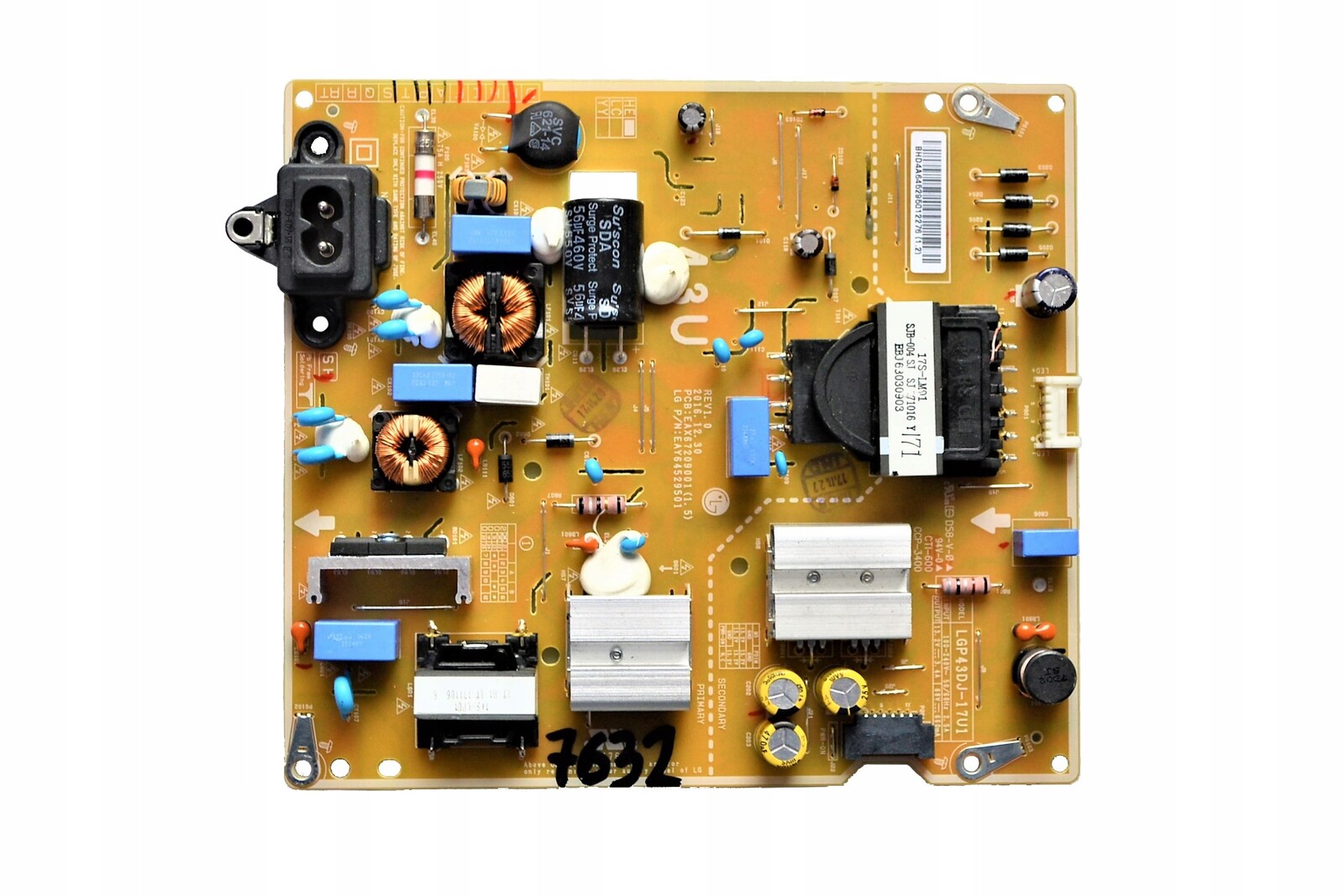 Napájecí zdroj EAX67209001(1.5) LGP43DJ-17U1 Lg 43UJ6307 43UJ630V 43UK6400