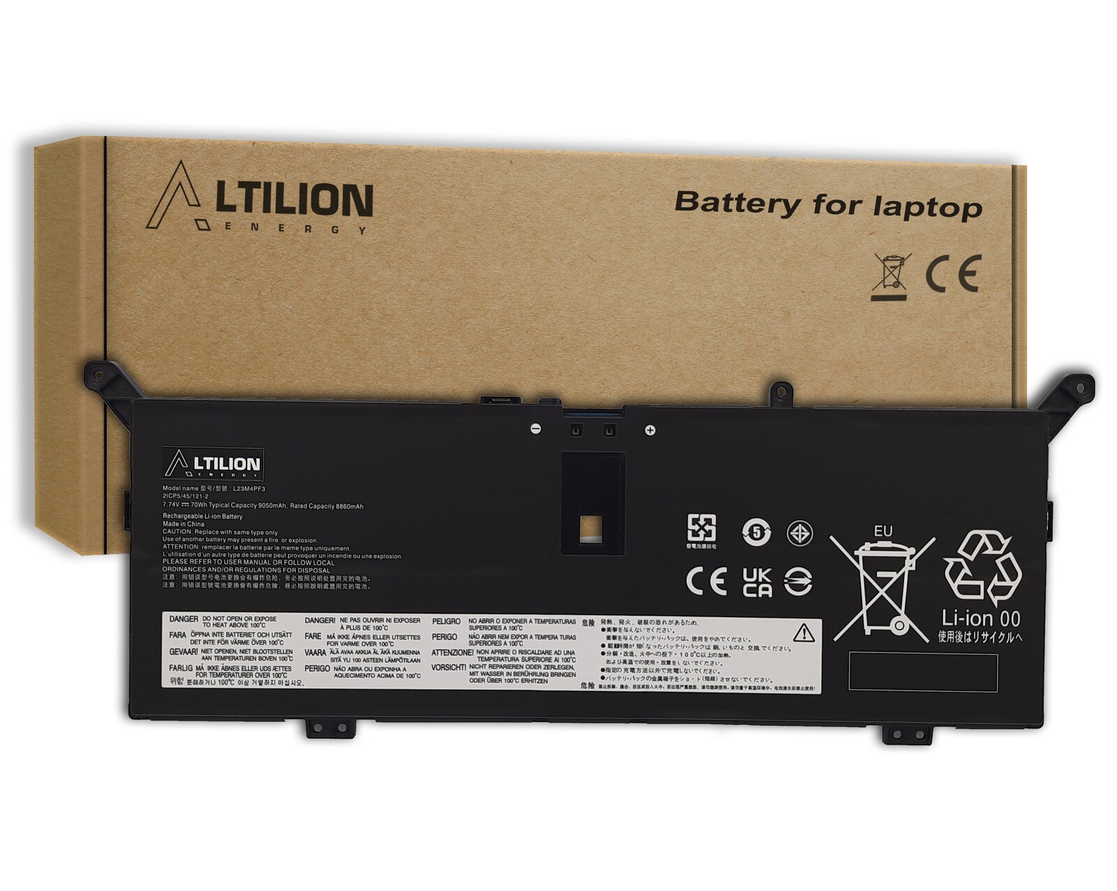 Baterie L23M4PF3 L23C4PF3 pro Lenovo Yoga Slim 7-14ILL10 15ILL9 16ILL10