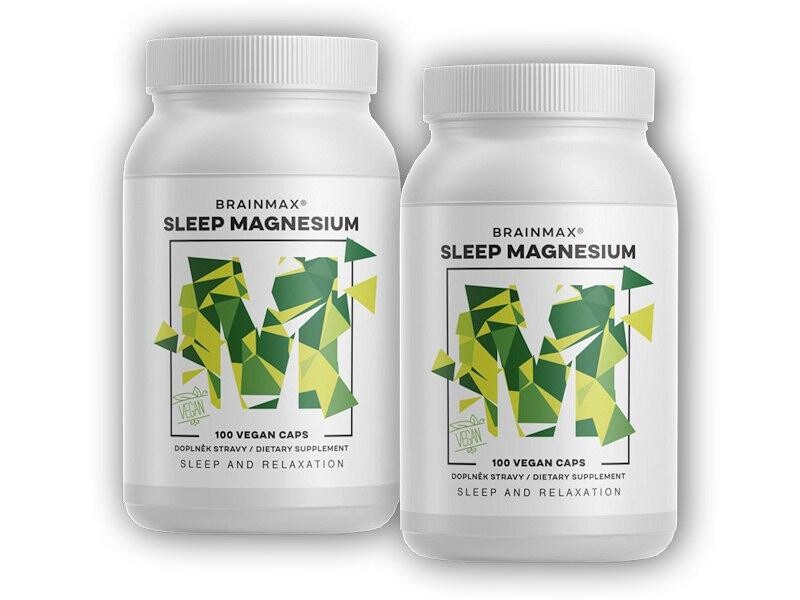 BrainMax 2x Sleep Magnesium 320mg 100 kapslí