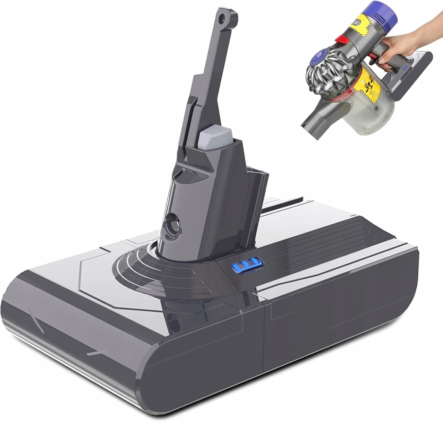 Baterie 6000mAh 21,6V pro Dyson V8 SV10 Absolute Animal Fluffy Motorhead