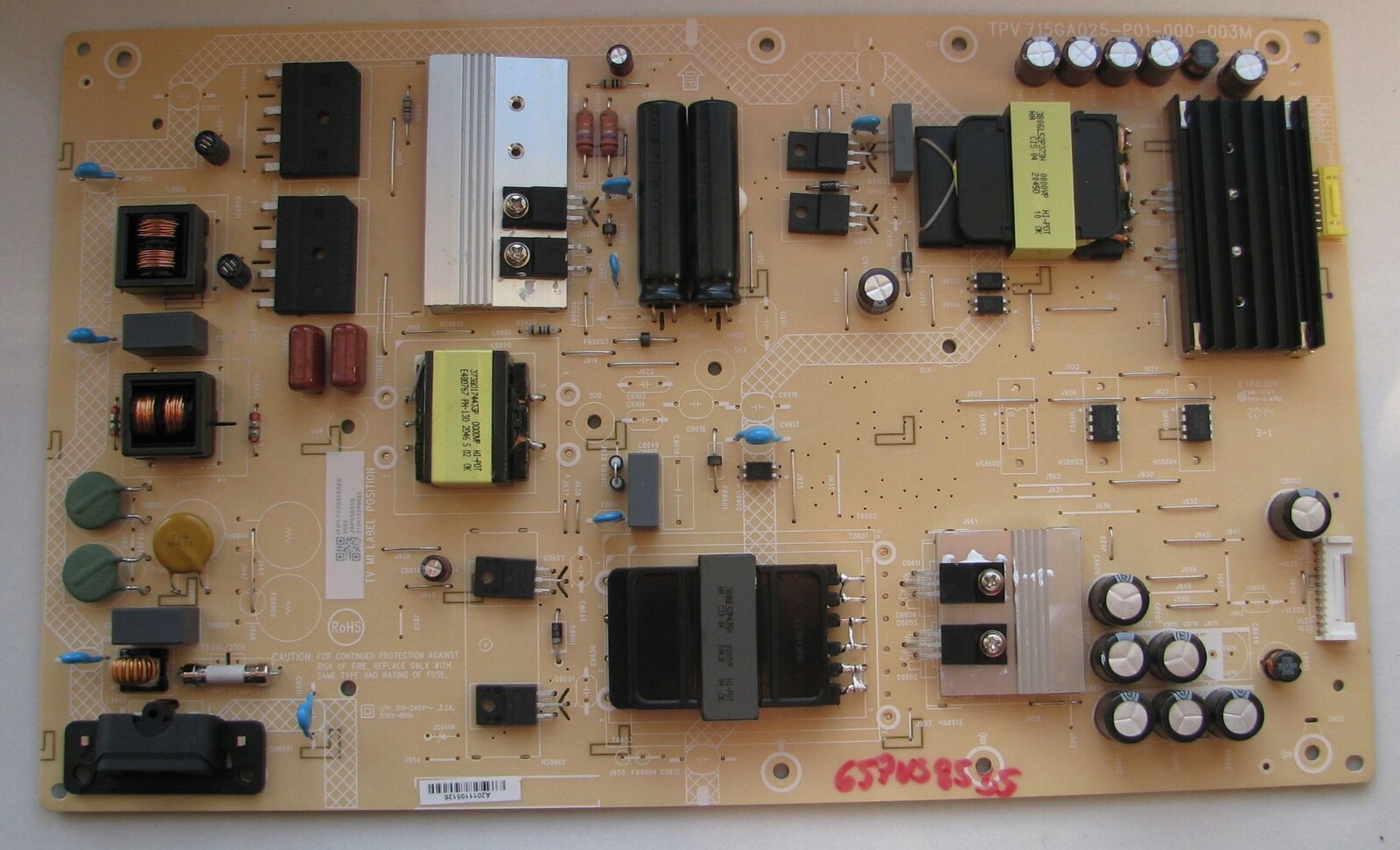 Napájecí zdroj Tpv 715GA025-P01-000-003M Philips 65PUS8535 65PUS8555 65PUS8505