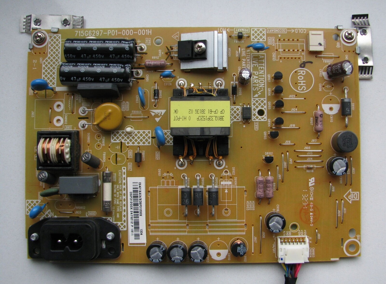 Napájecí zdroj 715G6297-P01-000-001H 22PFL3108 22PFT4109 22PFK4109