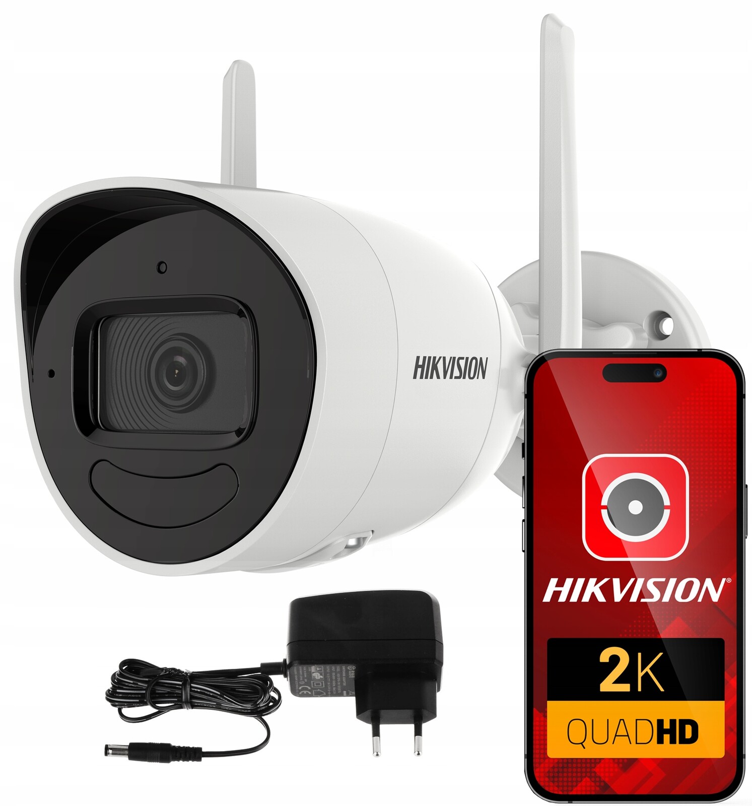 Ip kamera WiFi 4MPX Venkovní DS-2CV2041G2-IDW Hikvision Mikrofon Reproduktor