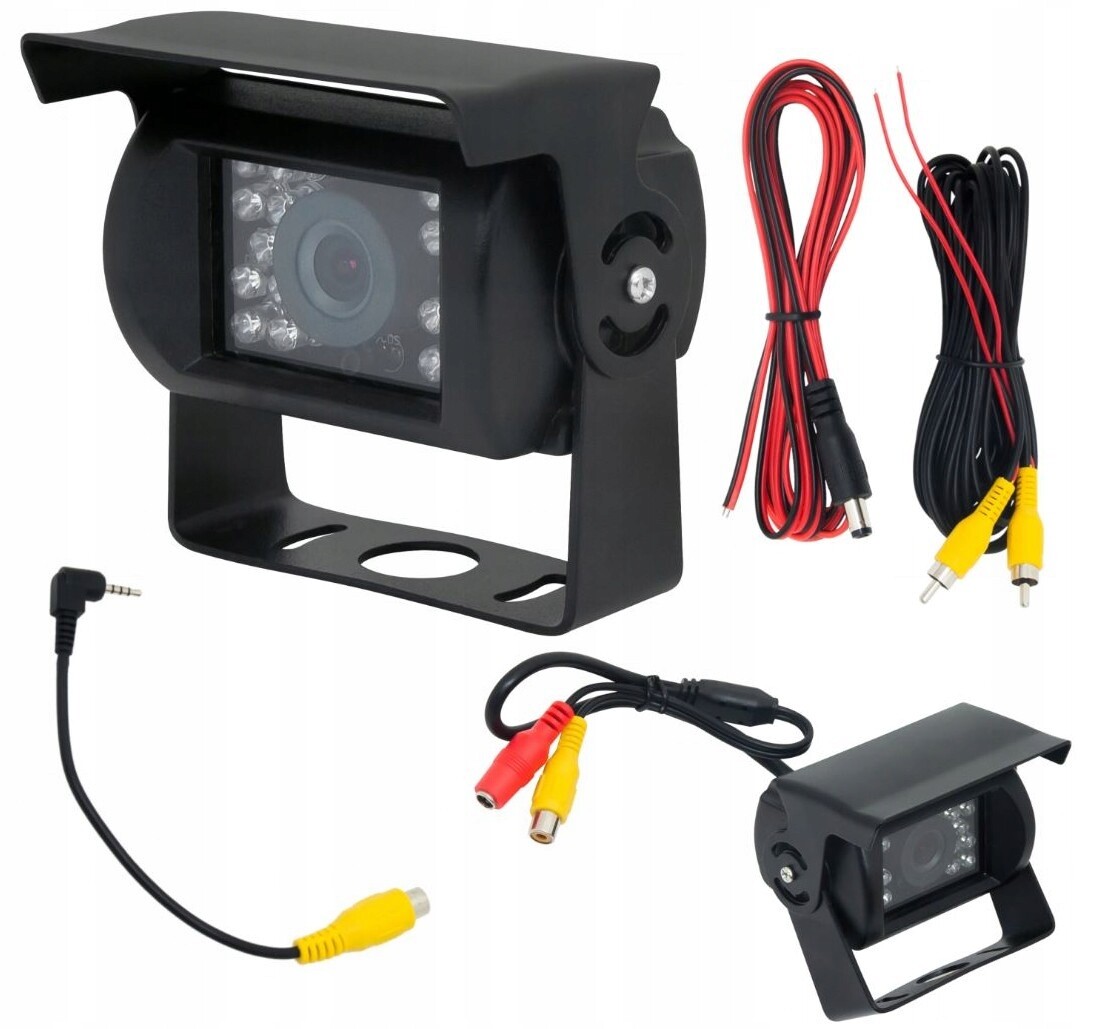 Voděodolná Kamera Pro Couvání Ir Tir Bus Van 12V 24V Car pro Zemědělské Stroje