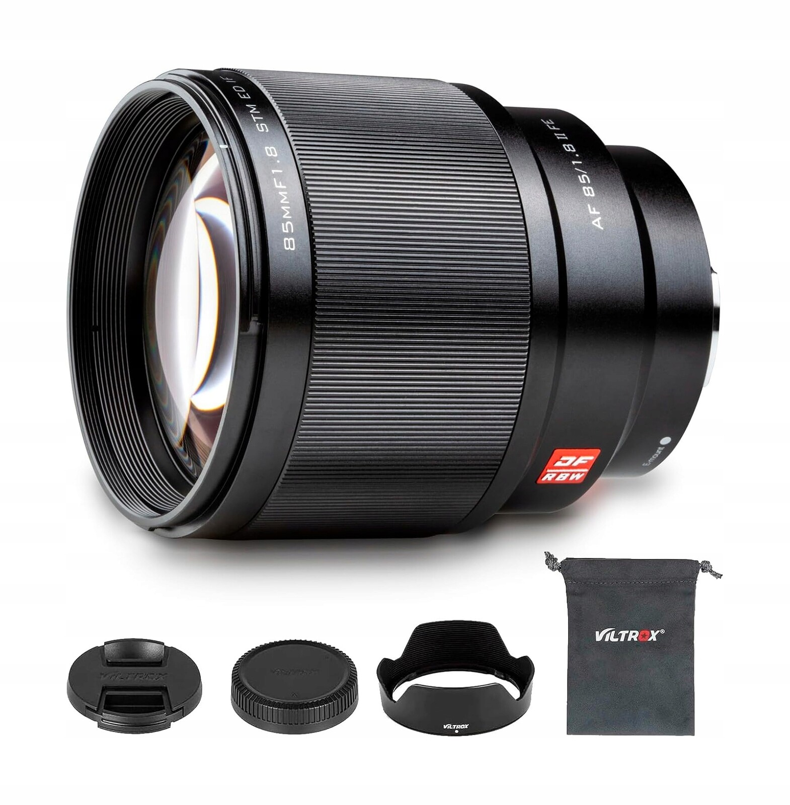 Viltrox 85mm F1.8 Mark II pro fotoaparáty Sony E s full-frame objektivem a automatickým ostřením.