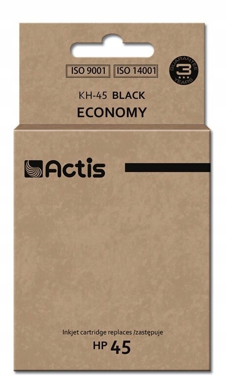 Actis KH-45 Inkoust (náhradní náplň Hp 45 51645A; Standard; 44 ml; černá)