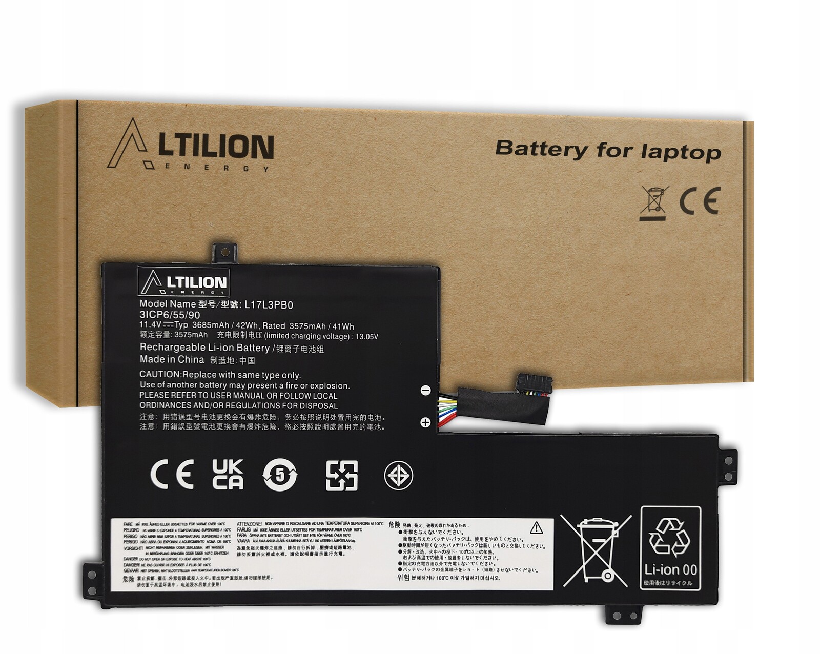 Baterie L17L3PB0 pro Lenovo Chromebook 100E 300E 500E S340-14 C340-11
