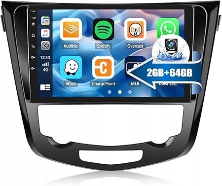 Rádio 10.1 2G 64G Android 13 CarPlay Usb Kamera Nissan Qashqai J11 X-Trail