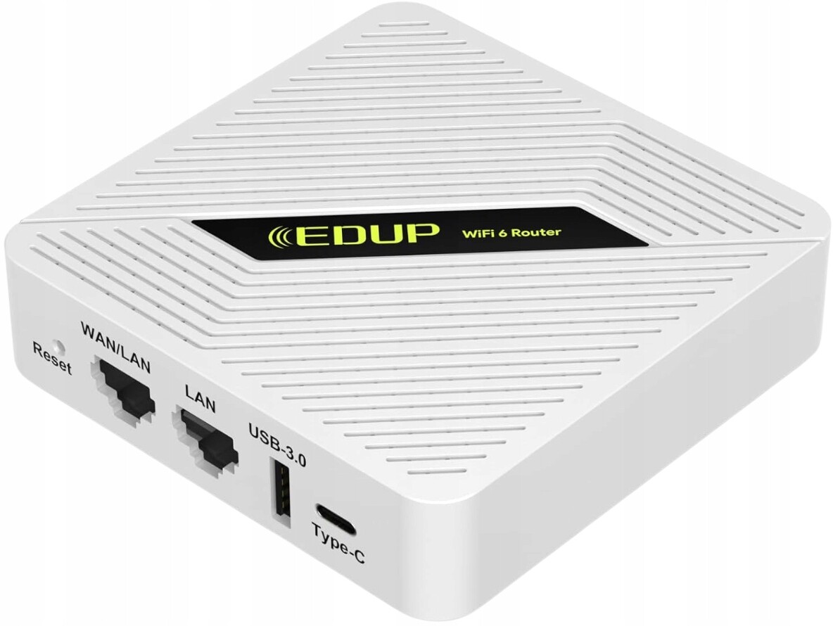 Chytrý Wifi router s duálním pásmem AX1800 WiFi 6 Lan Edup 1800Mb/s Starlink